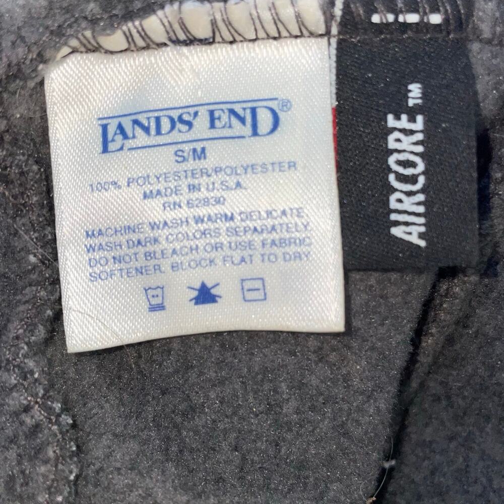 Lands End Aircore Fleece Bucket Hat Womens S/M Gray Made in USA Cloche Vintage - Picture 5 of 10